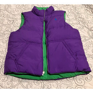 Polo by Ralph Lauren Purple and Green Kids Vest